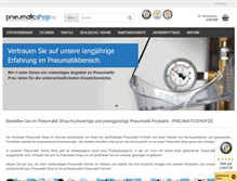 Tablet Screenshot of pneumaticshop.de